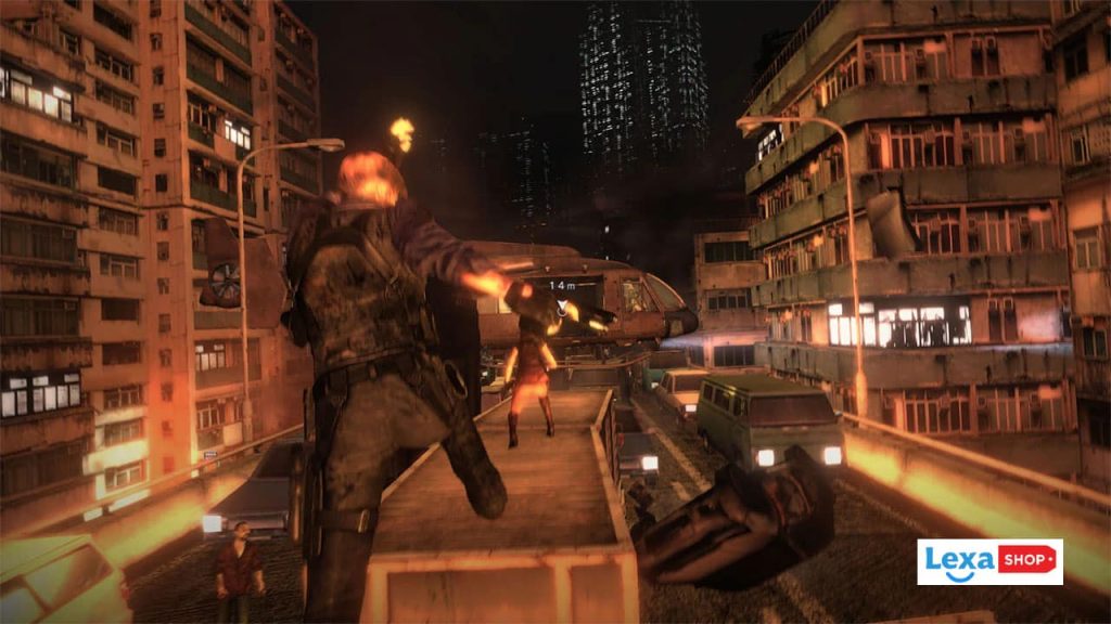 نمایی از گیم پلی بازی Resident Evil 6