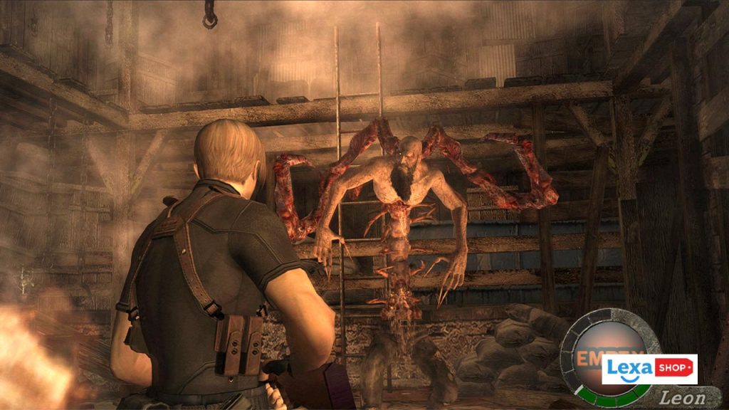 یکی از باس فایت های Resident Evil 4