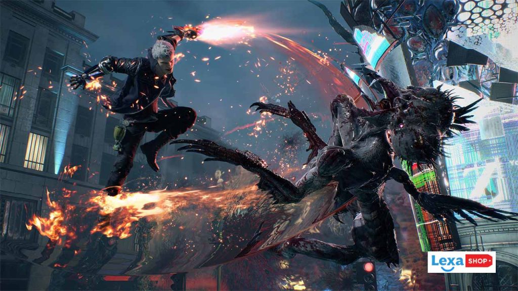 عکسی از گیم پلی بازی Devil May Cry 5
