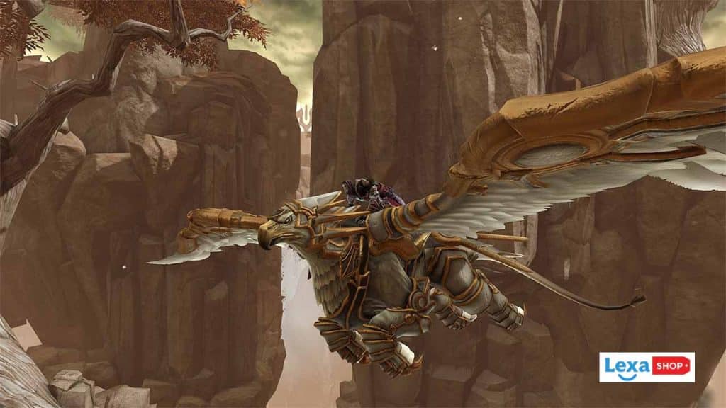کاراکتر مرگ سوار بر گریفین در بازی Darksiders Fury's Collection War and Death