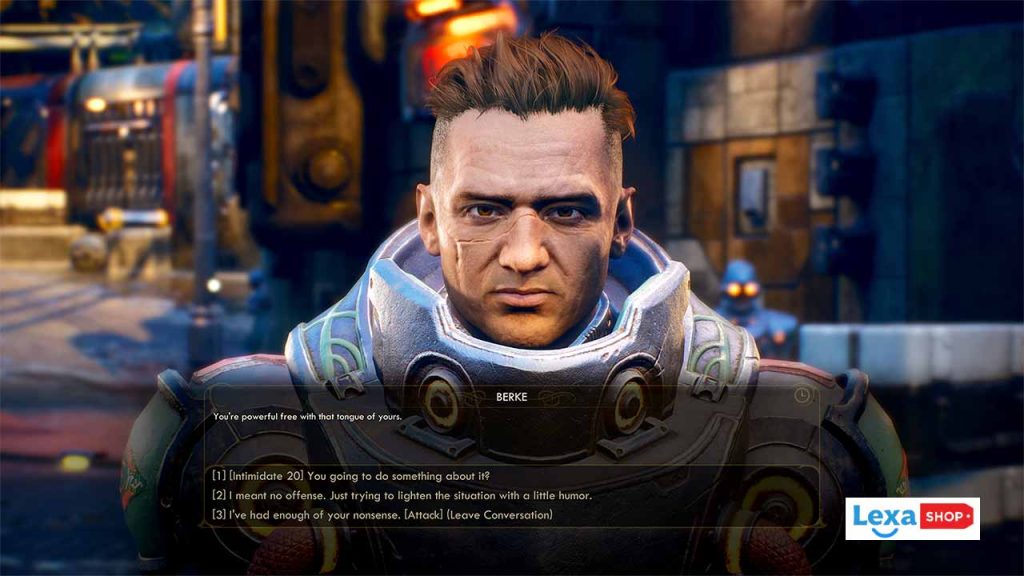 انتخاب دیالوگ ها در بازی The Outer Worlds