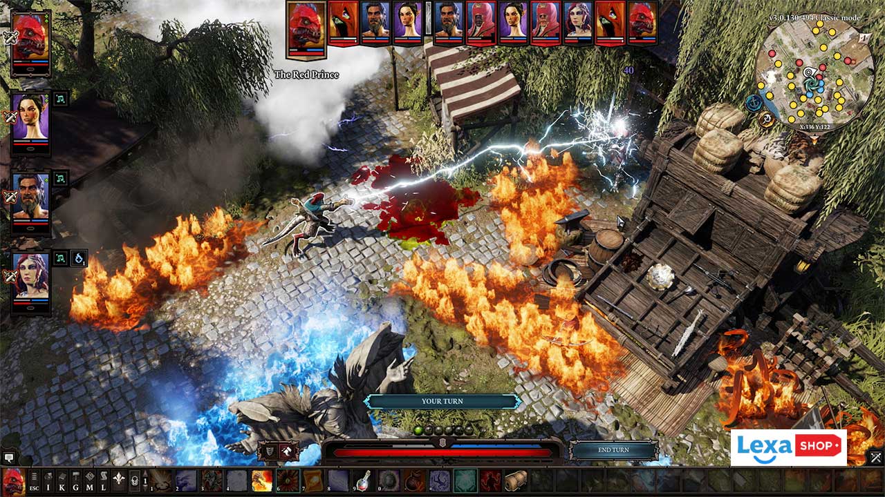 عکسی از مبارزات درون بازی Divinity: Original Sin 2 - Definitive Edition