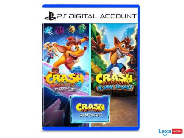 کاور بازی Crash Bandicoot Quadrilogy