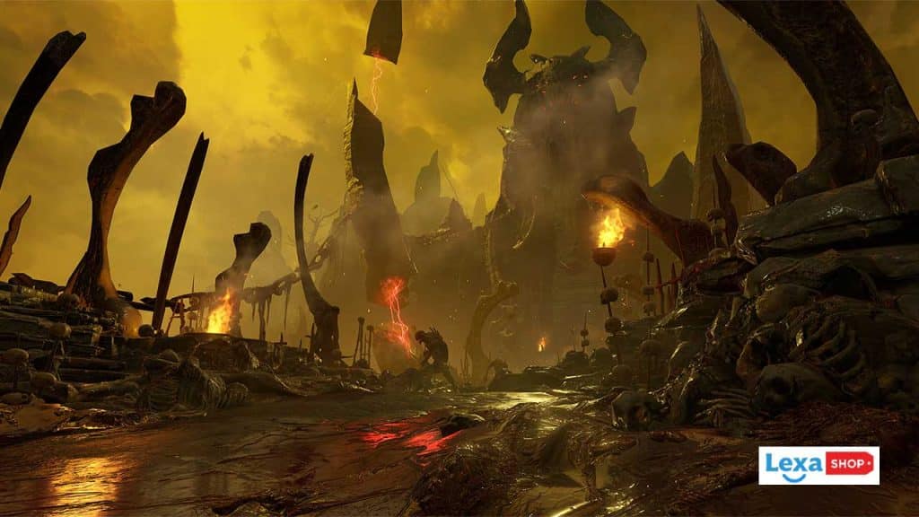 عکسی از محیط بازی DOOM