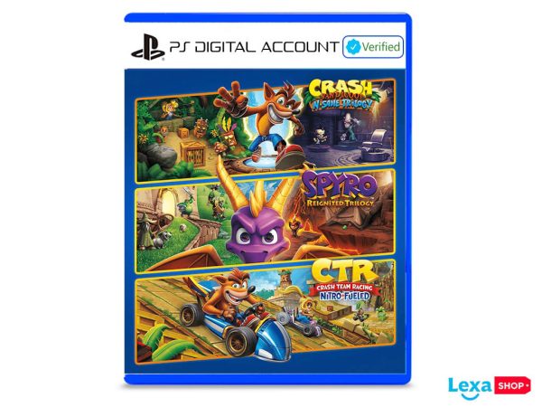 عکس کاور بازی Crash+Spyro Triple Play